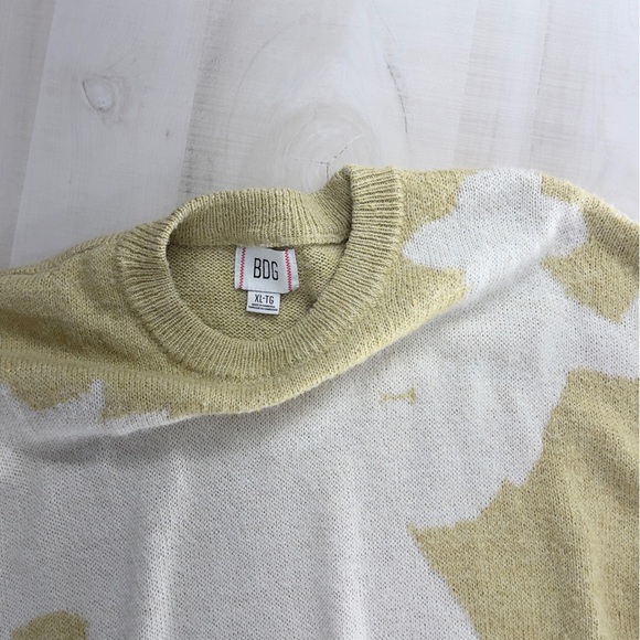 rare BDG x Urban Outfitters cowboy printed oversized soft pullover sweater top - Picture 4 of 7